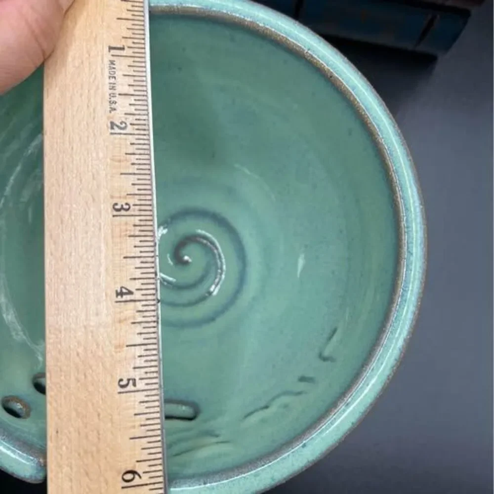 Pottery Yarn Bowl for Knitting, Crochet Ball Holder Glazed